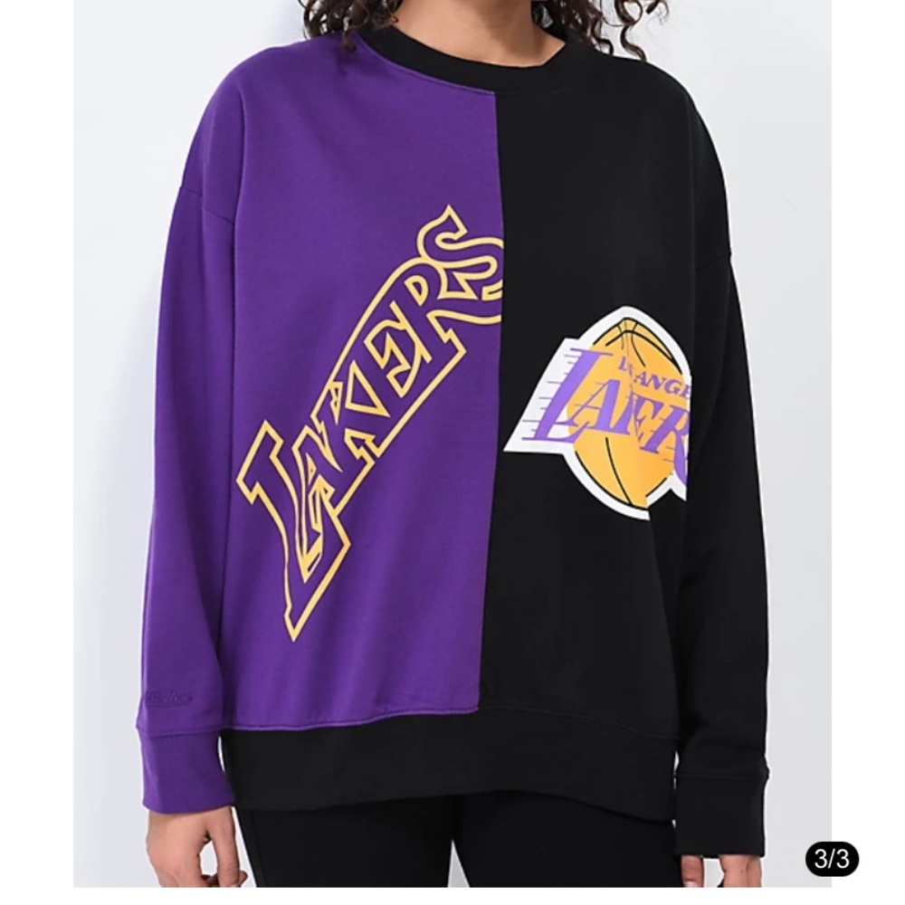 Mitchell & Ness lakers Sweater